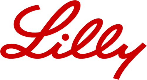 Red cursive, Eli Lilly & Company logo