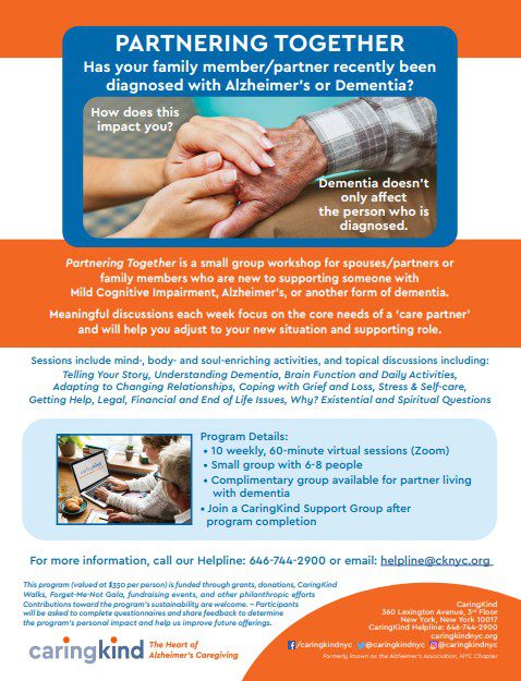 Partnering Together Program Flyer