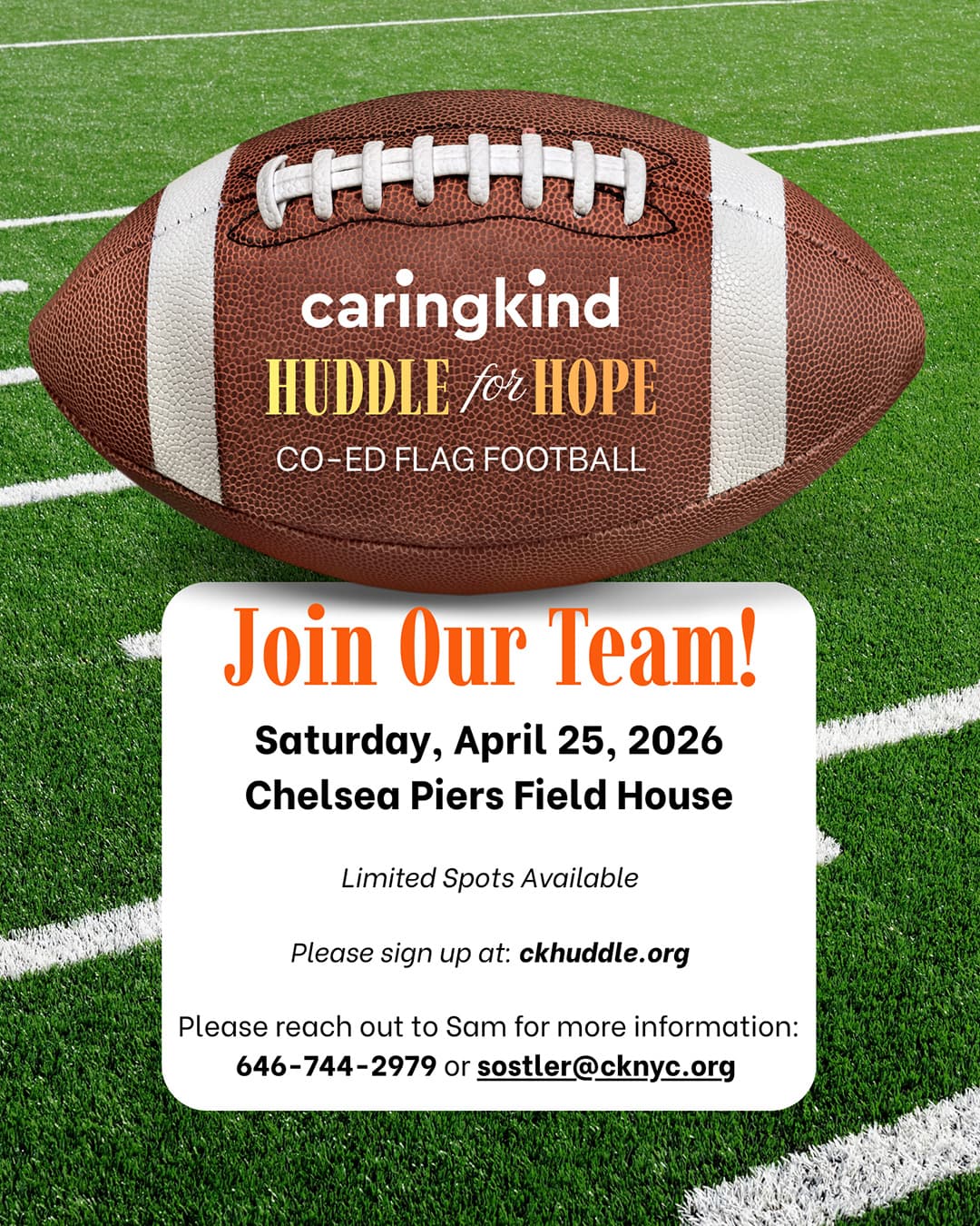 Huddle for Hope | Co-Ed Flag Football